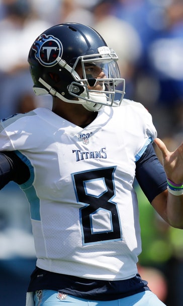 Benched QB Mariota still finding ways to help Titans